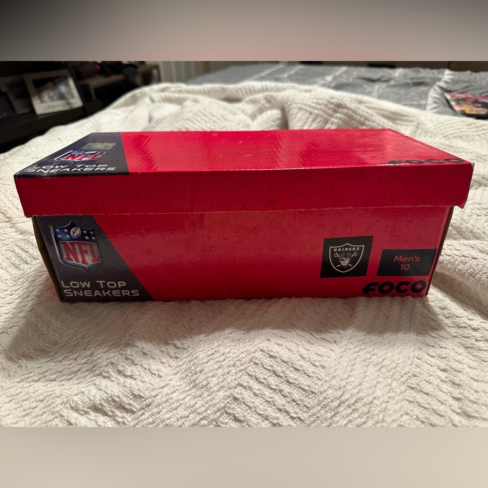 Men’s NFL Raiders shoes - men’s size 10
